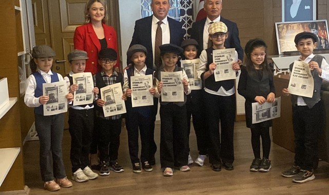 Manisalı öğrenciler cumhuriyetin 101. yılına özel gazete çıkardı