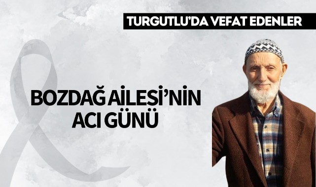 Bozdağ Ailesi'nin Acı Günü