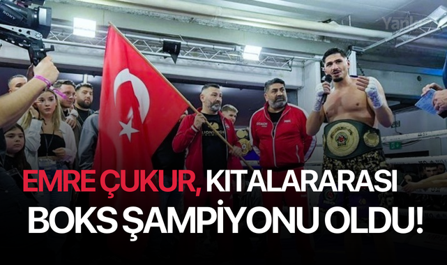 Emre Çukur, kıtalararası boks şampiyonu oldu