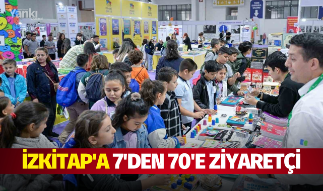 İZKİTAP'a 7'den 70'e ziyaretçi