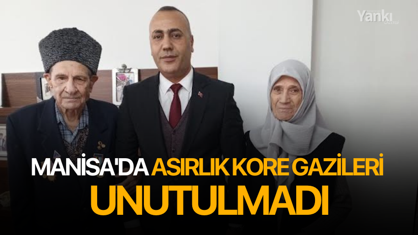 Manisa'da asırlık Kore Gazileri unutulmadı