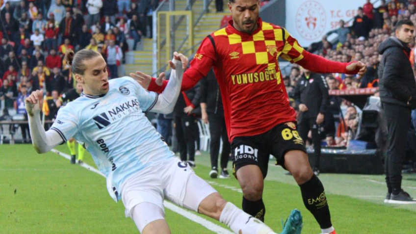 Trendyol Süper Lig: Göztepe: 2 - Adana Demirspor: 0 (İlk yarı kareler)