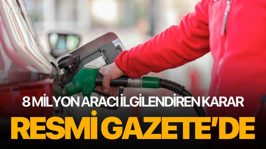 8 Milyon aracı ilgilendiriyor