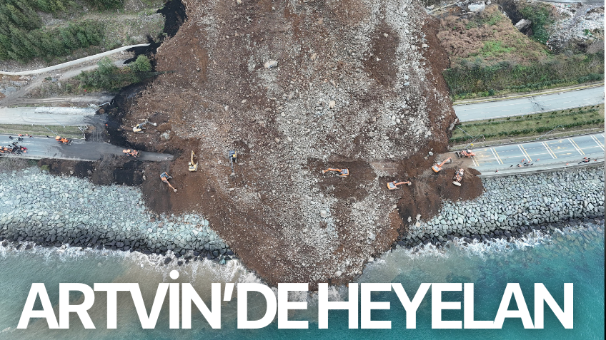 Artvin'de heyelan!