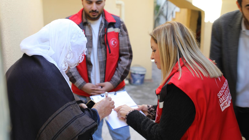 İhtiyaç sahiplerine gıda yardımı