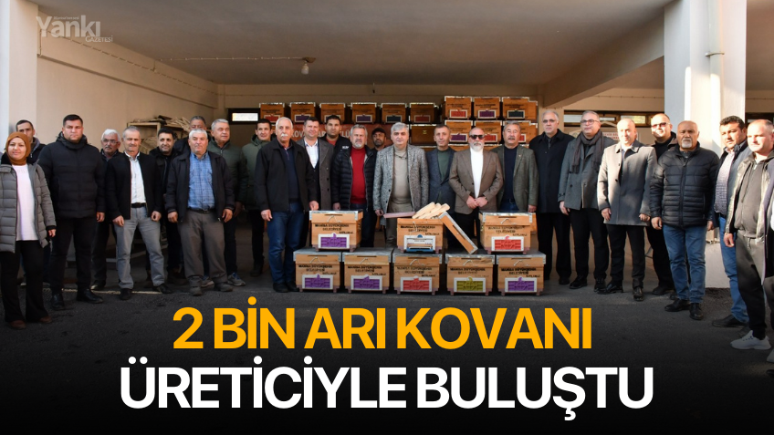 2 Bin Arı Kovanı Üreticiyle Buluştu