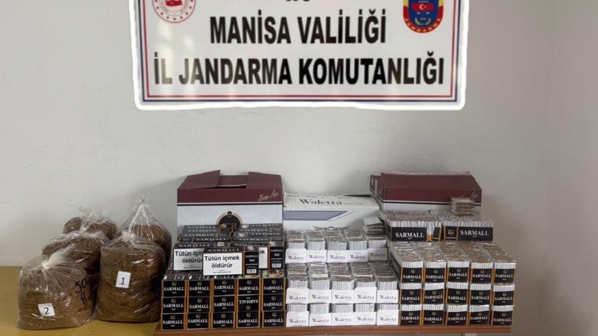 Manisa'da Operasyon: Çok sayıda tütün ürünü ele geçirildi!