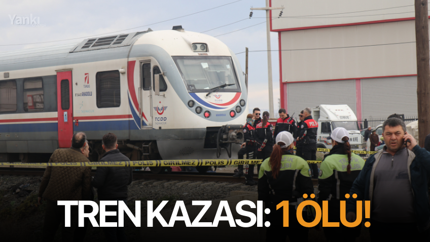 Tren Kazası: 1 Ölü!