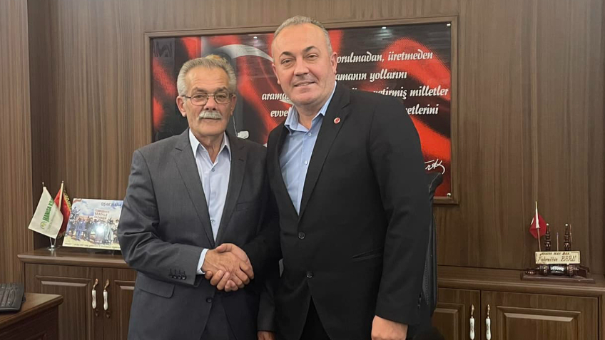 ESKKK başkan adayı Vatansever’den Manisa Kooperatifler Birliği Başkanı Baro’ya ziyaret