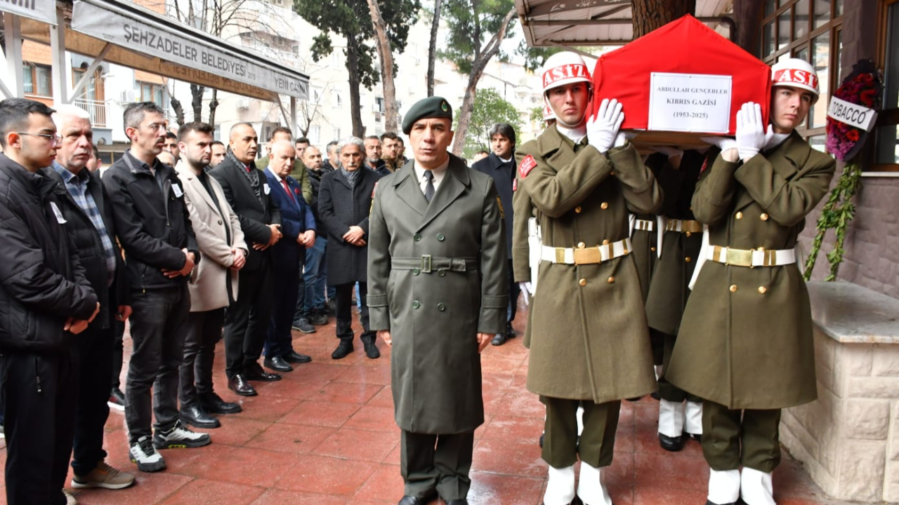 Kıbrıs Gazisi Son Yolculuğuna Uğurlandı