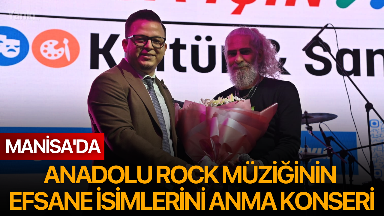 Manisa'da Anadolu Rock Müziğinin Efsane İsimlerini Anma Konseri