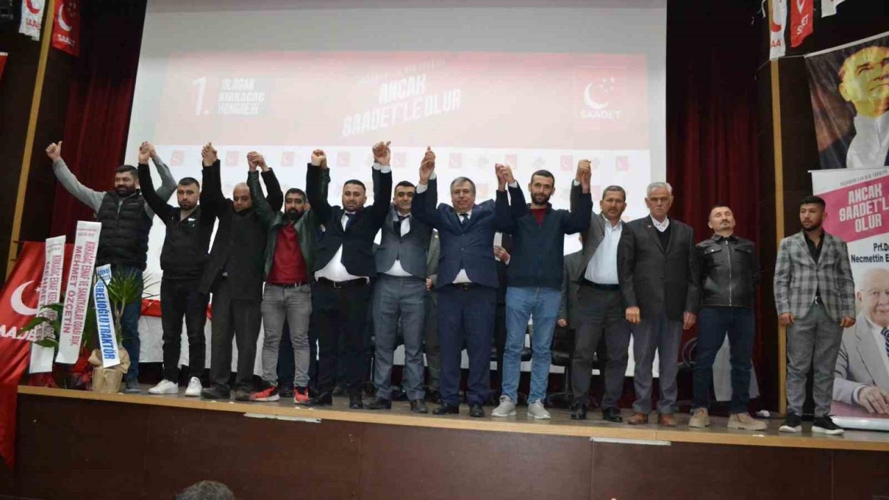 İlçede Saadet Partisi’nde yeni Başkan belli oldu