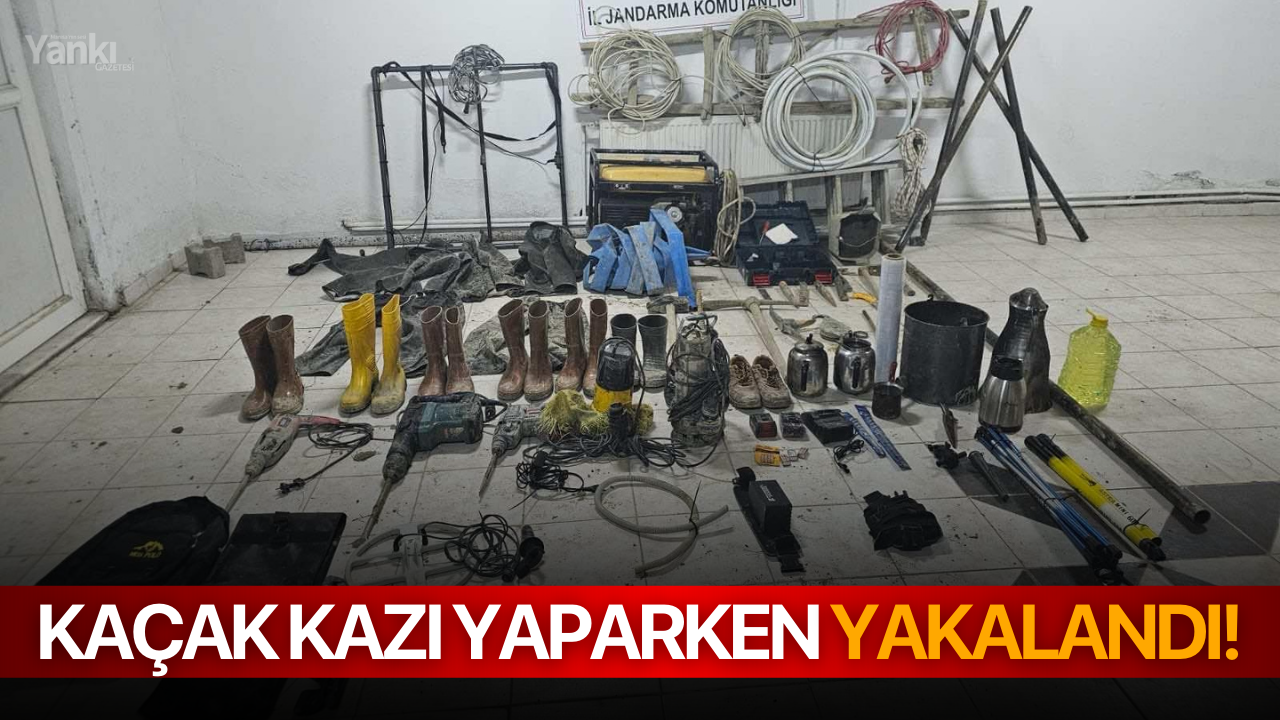 Kaçak Kazı Yaparken Yakalandı!
