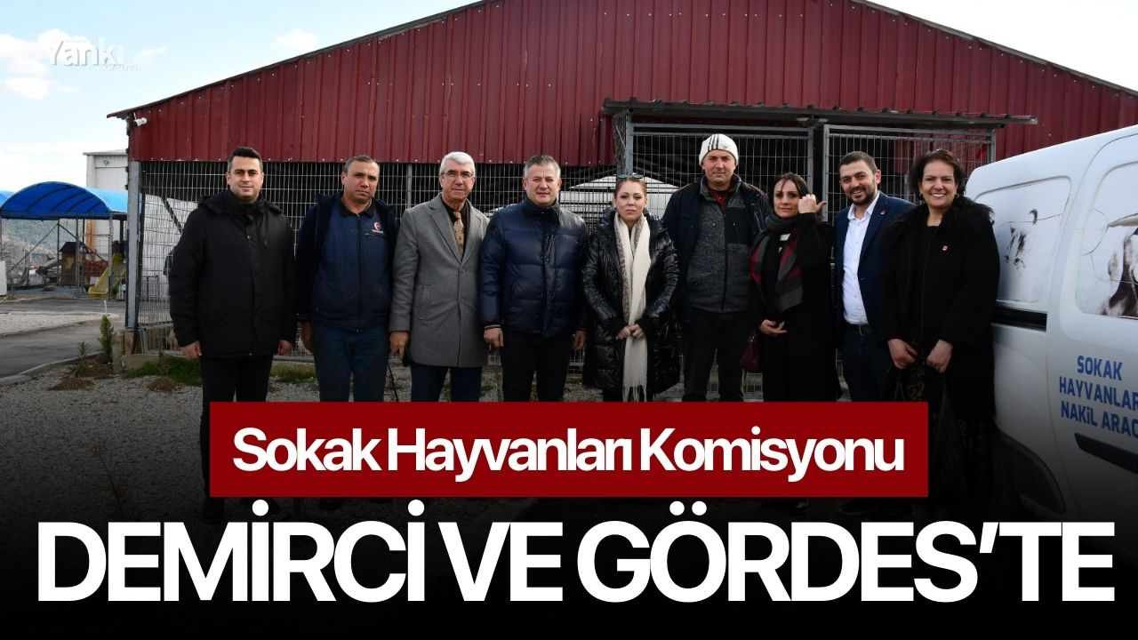 Sokak Hayvanları Komisyonu Demirci ve Gördes’te