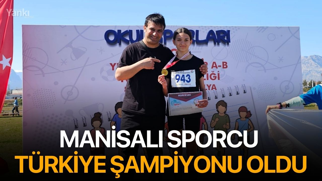 Manisalı Sporcu Türkiye Şampiyonu Oldu