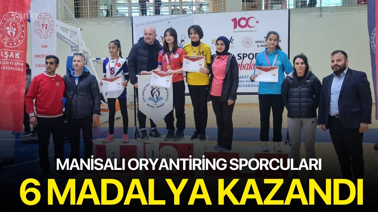Manisalı Oryantiring Sporcuları 6 Madalya Kazandı