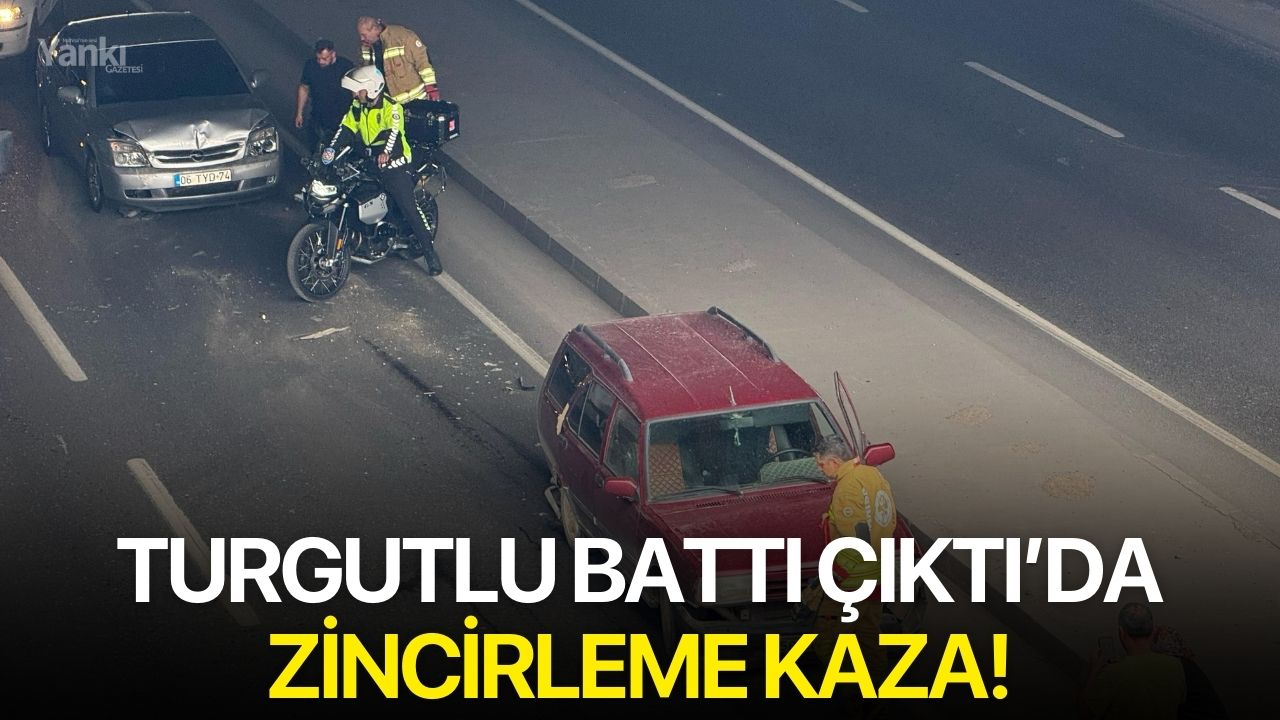 Turgutlu Battı Çıktı’da Zincirleme Kaza!