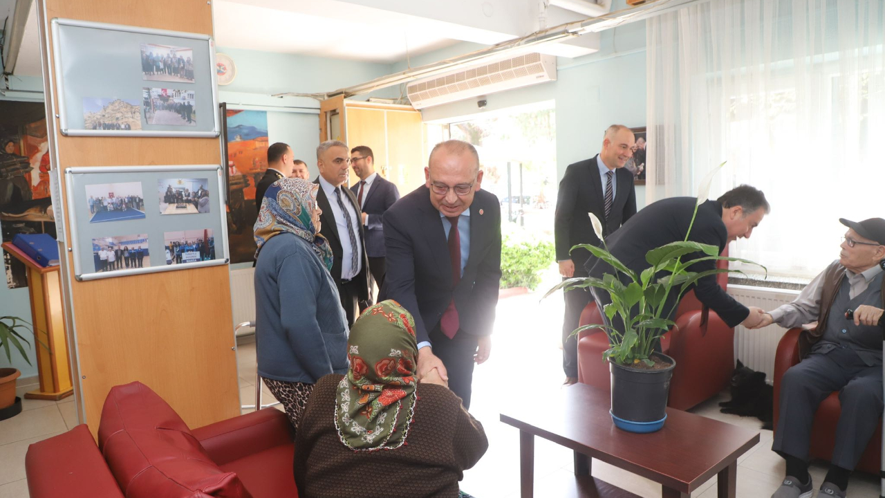 Turgutlu'da bayramlaşma töreni yapıldı