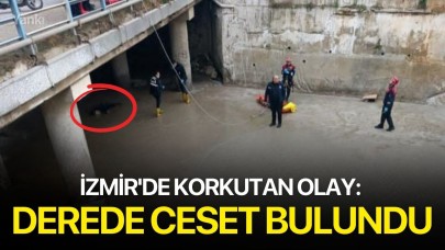 İzmir'de Korkutan Olay: Derede Ceset Bulundu