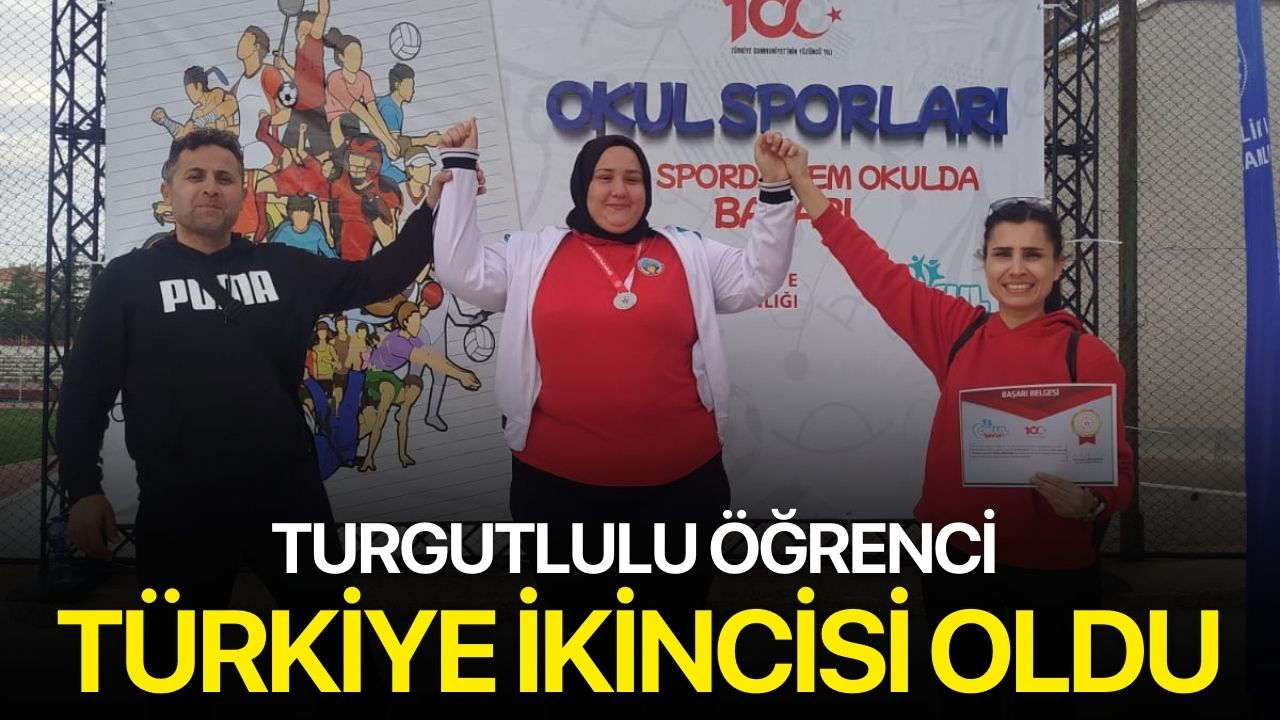 Turgutlulu Öğrenci Türkiye İkincisi Oldu