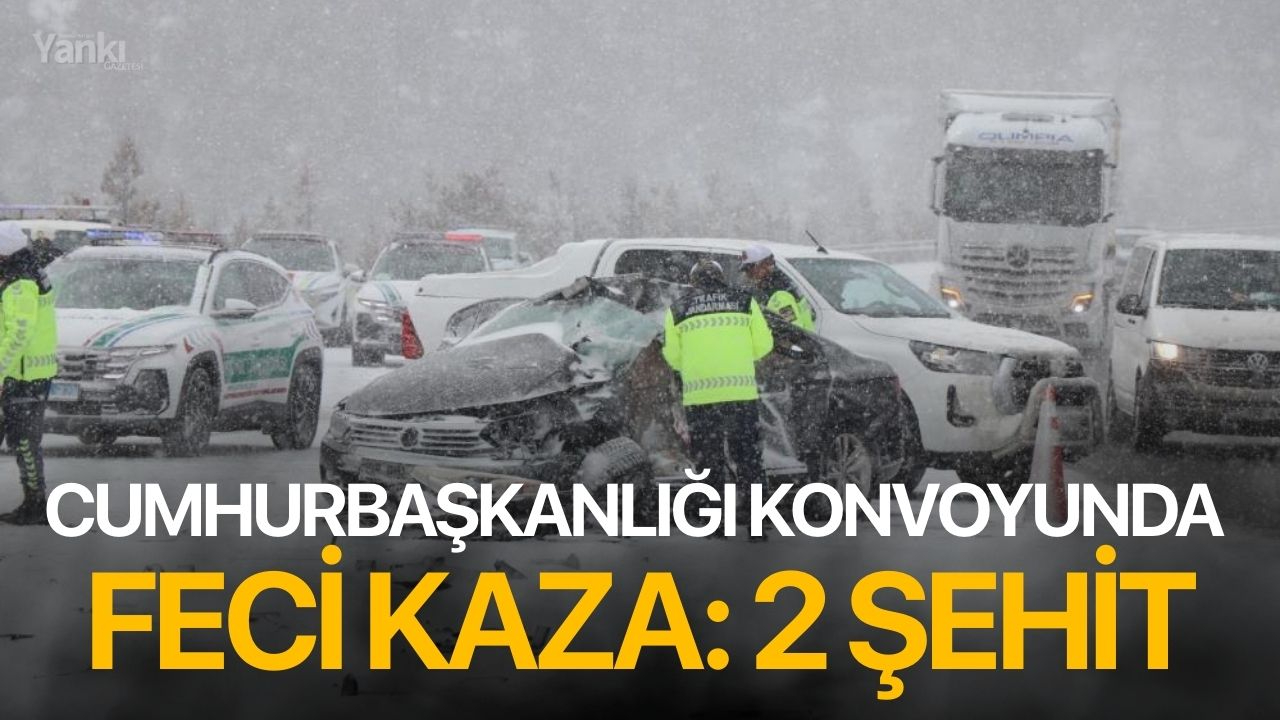Cumhurbaşkanlığı konvoyunda feci kaza: 2 şehit!