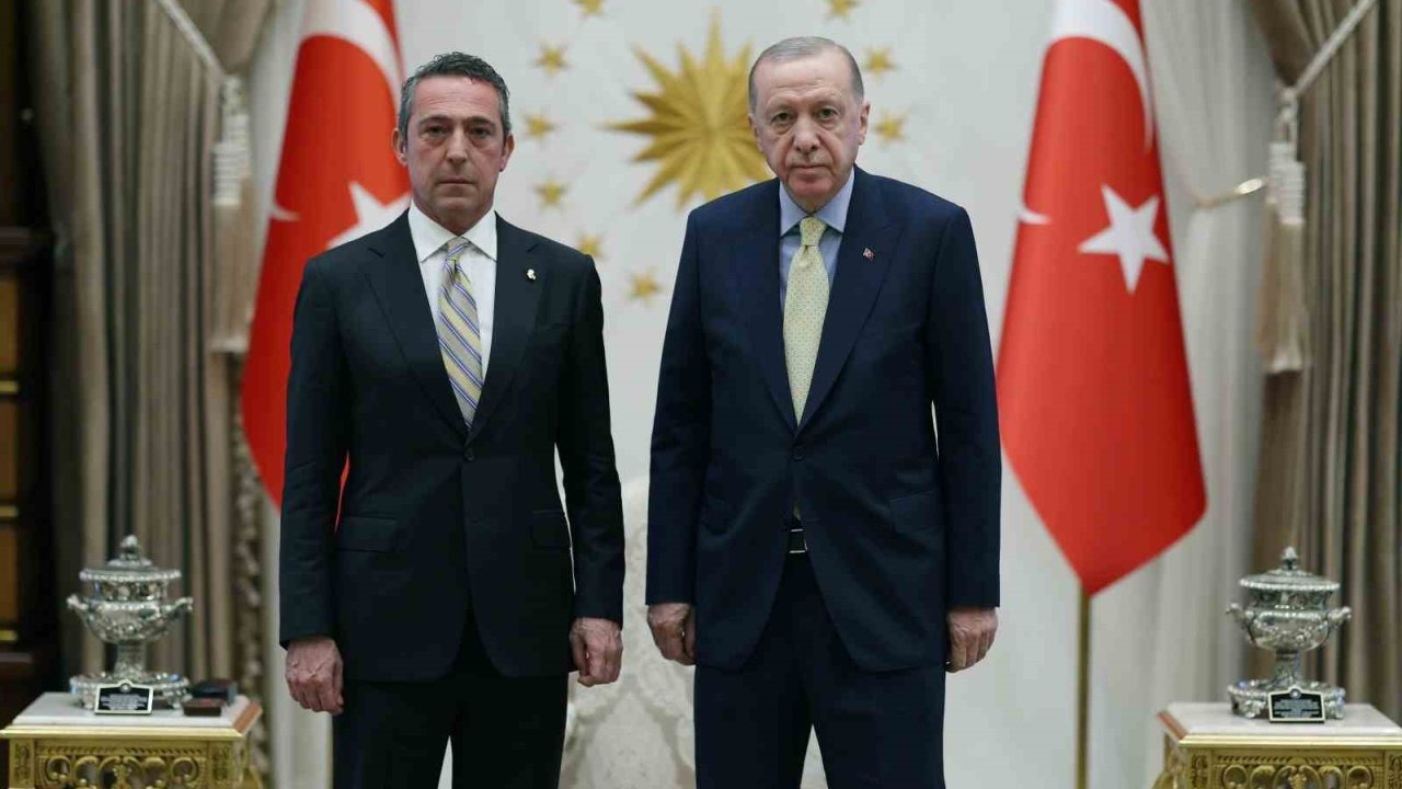 Cumhurbaşkanı Erdoğan, Fenerbahçe Spor Kulübü Başkanı Koç’u kabul etti