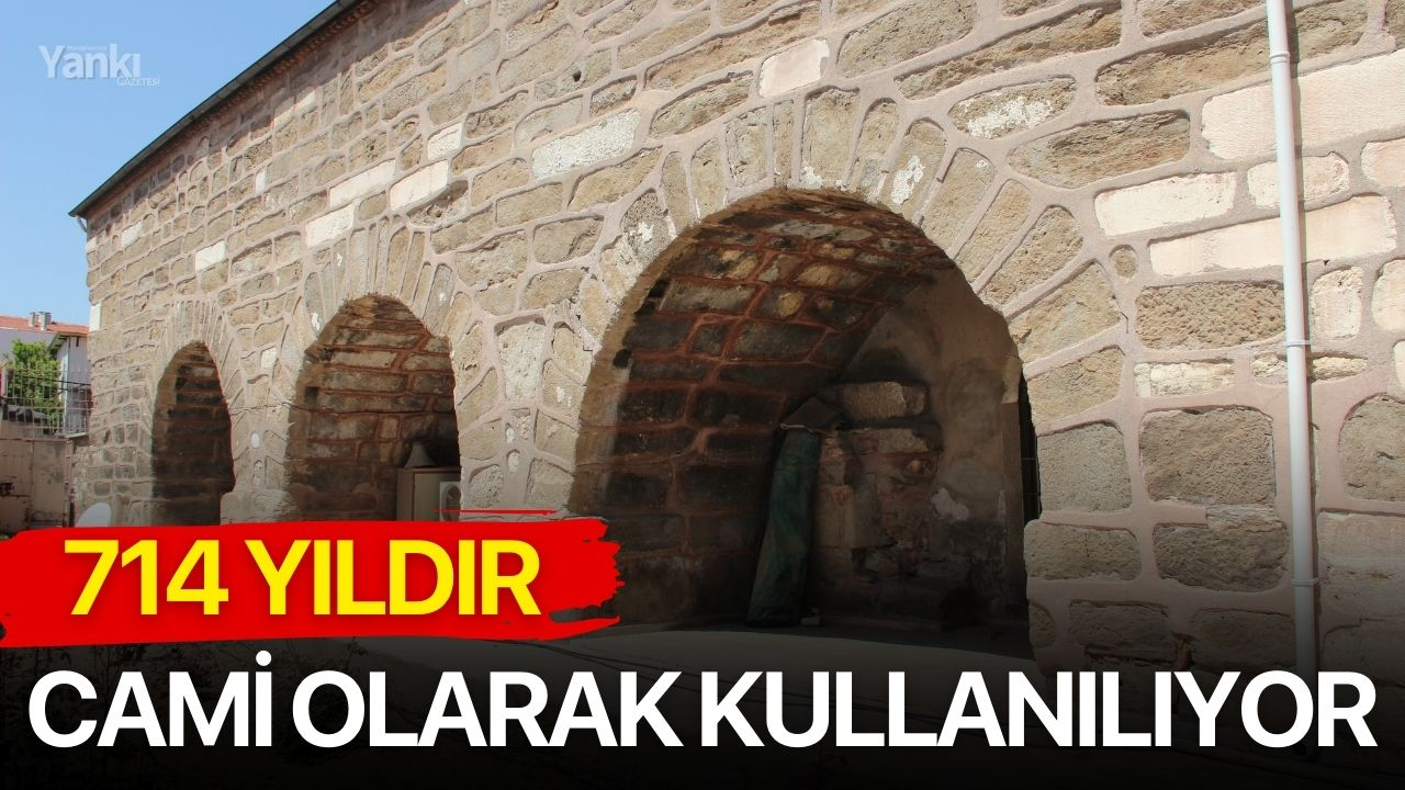 714 yıldır cami olarak kullanılıyor