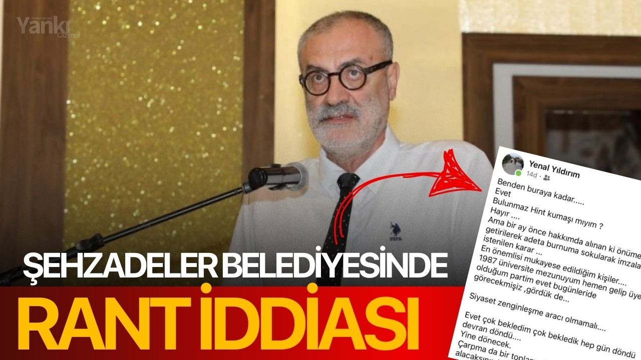 CHP’li Şehzadeler Belediyesinde rant iddiası