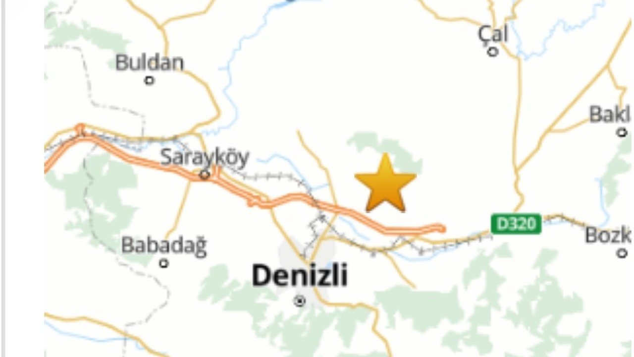 Denizli'de deprem!