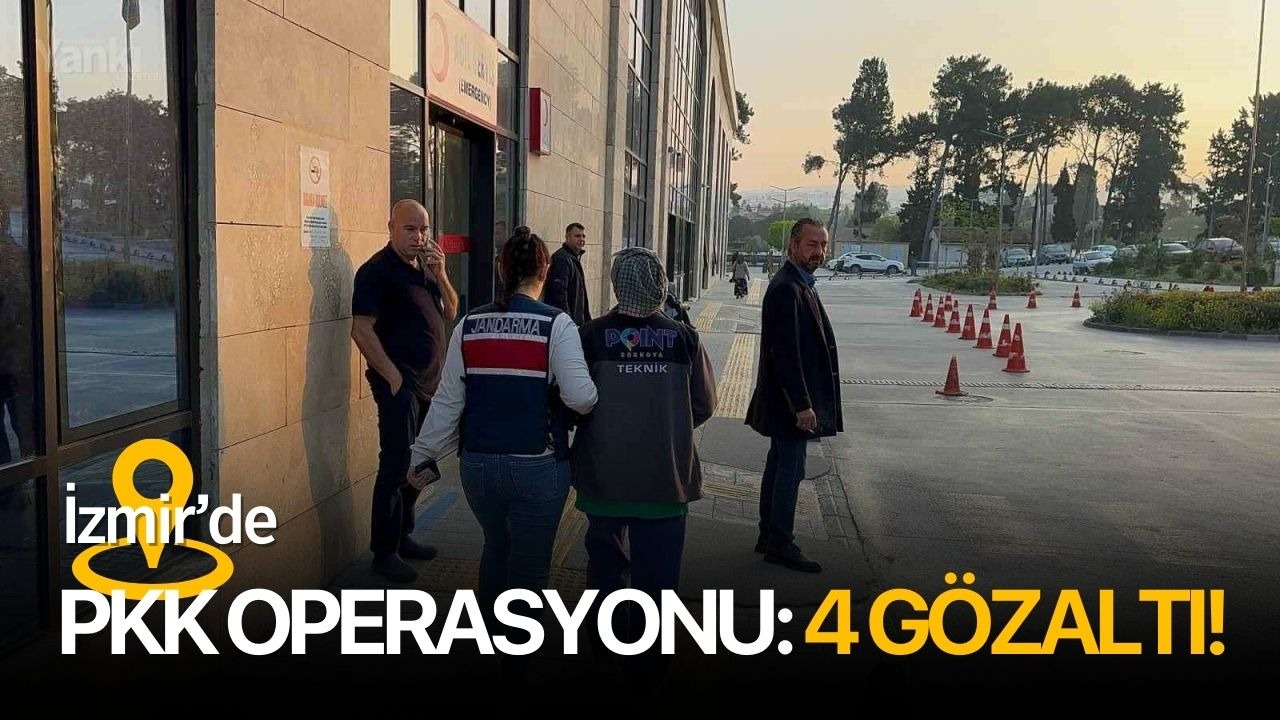 PKK operasyonu: 4 gözaltı!