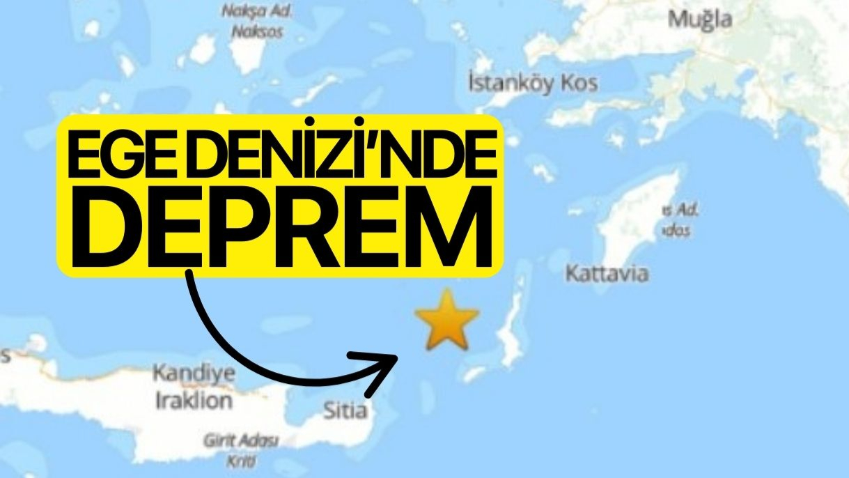 Ege Denizi'nde Deprem