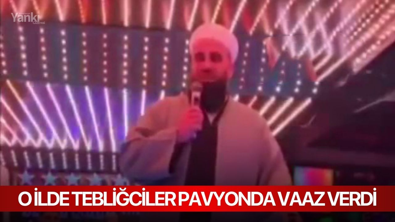 O ilde tebliğciler pavyonda vaaz verdi