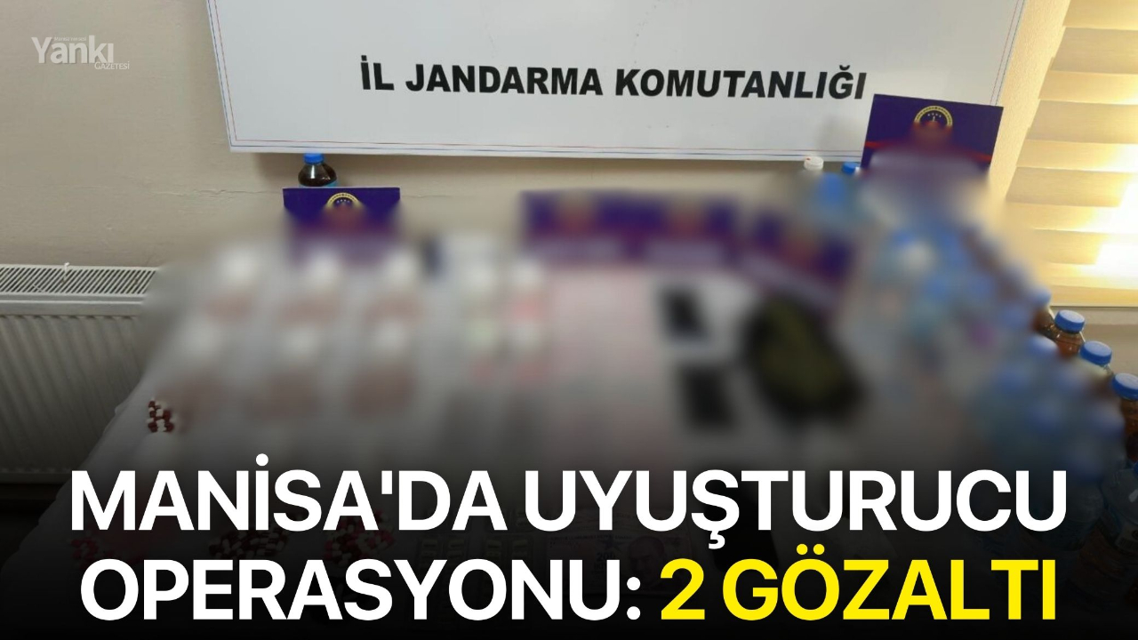 Manisa'da uyuşturucu operasyonu: 2 gözaltı