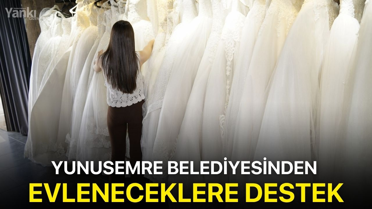 Yunusemre Belediyesinden evleneceklere destek