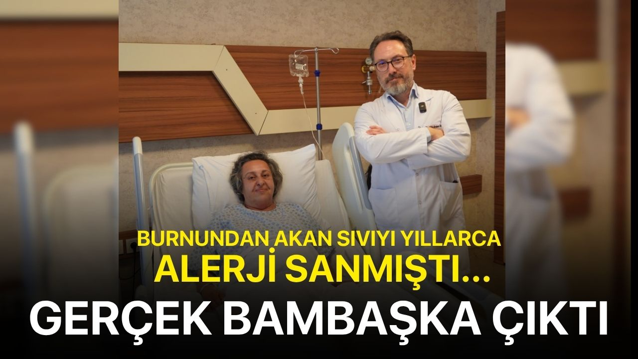 Burnundan akan sıvıyı yıllarca alerji sanmıştı... Gerçek bambaşka çıktı!