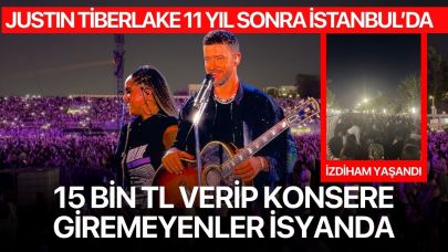 Justin Timberlake 11 yıl sonra İstanbul'da! Tepkiler çığ gibi büyüdü...