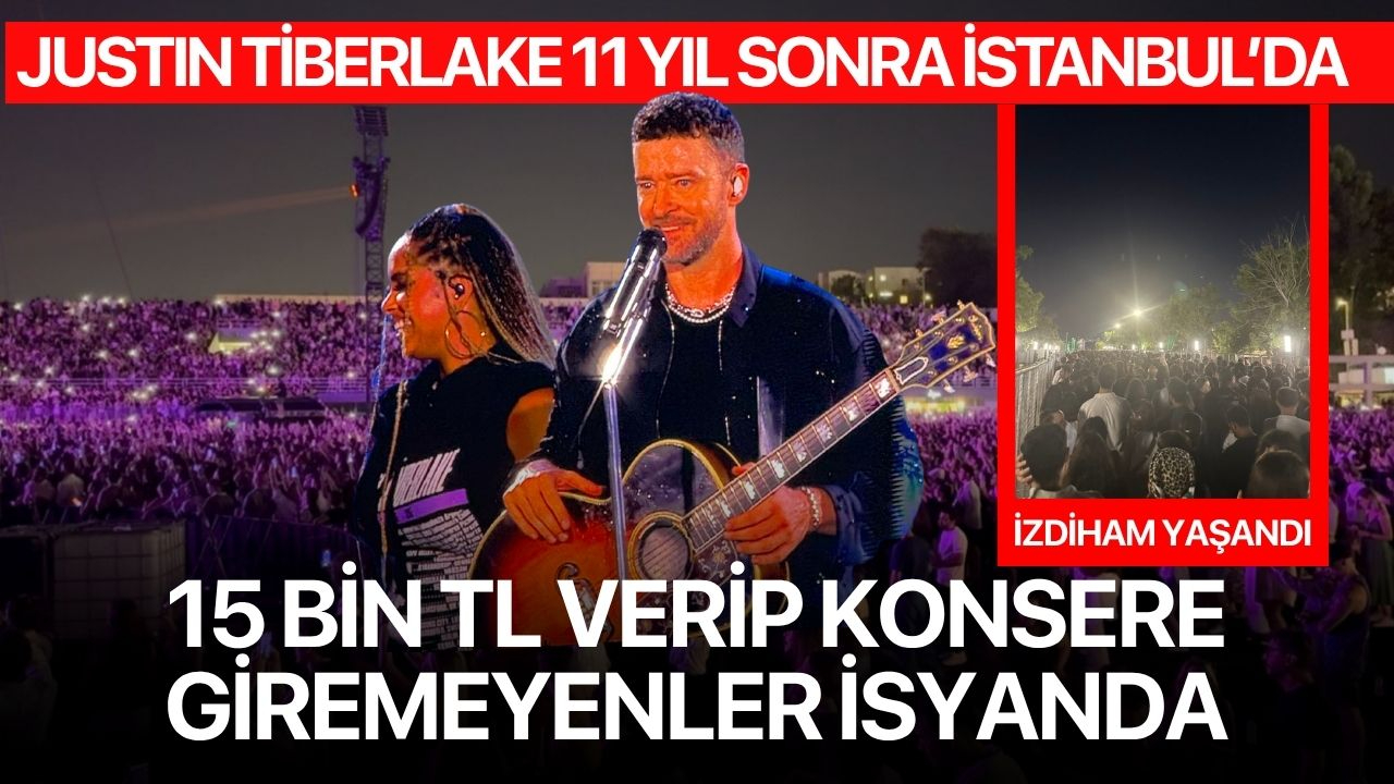 Justin Timberlake 11 yıl sonra İstanbul'da! Tepkiler çığ gibi büyüdü...