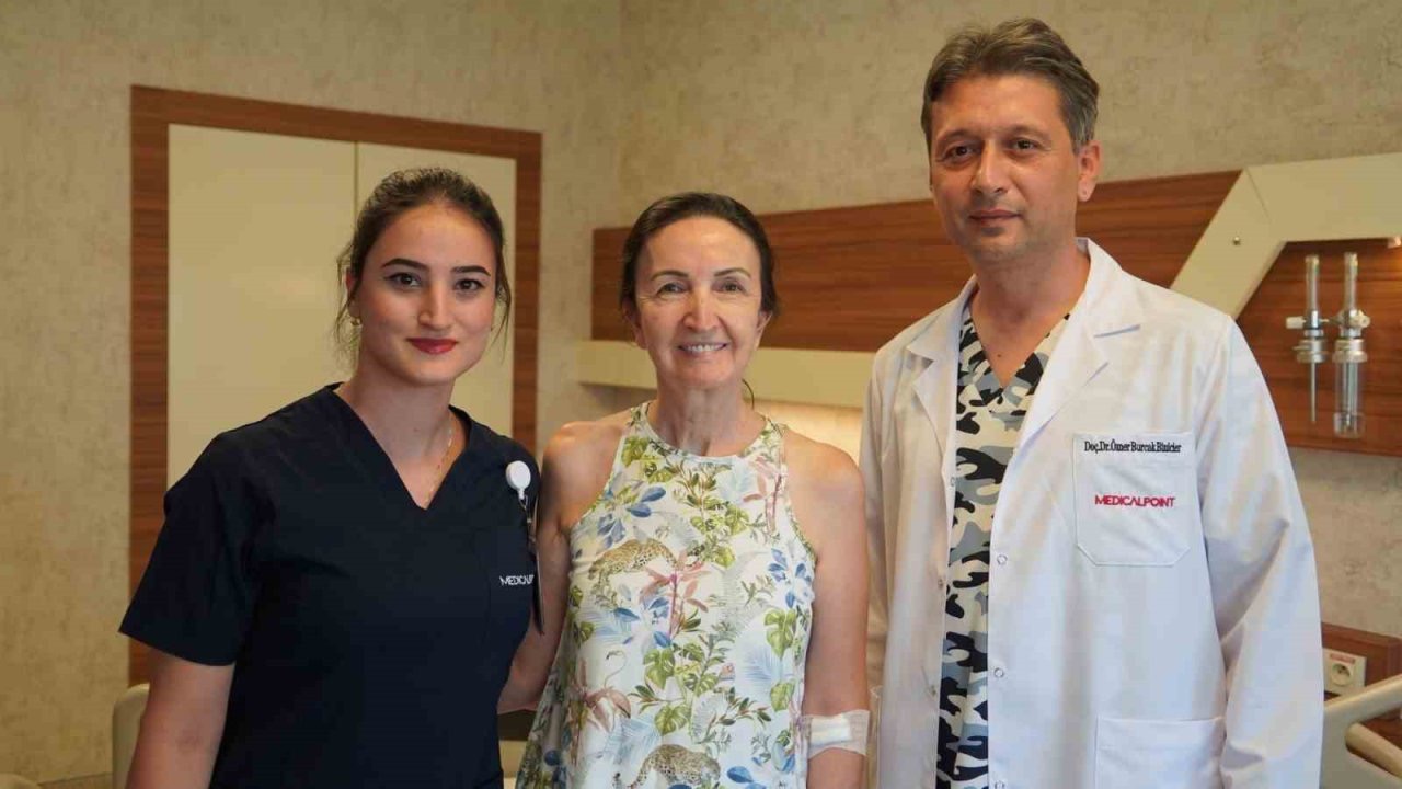 10 yıllık tehlikeden, ameliyatsız kurtuldu