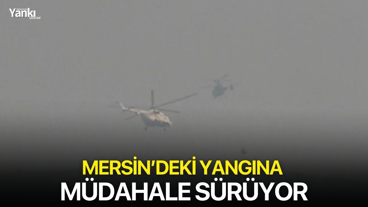 Mersin’deki yangına müdahale sürüyor