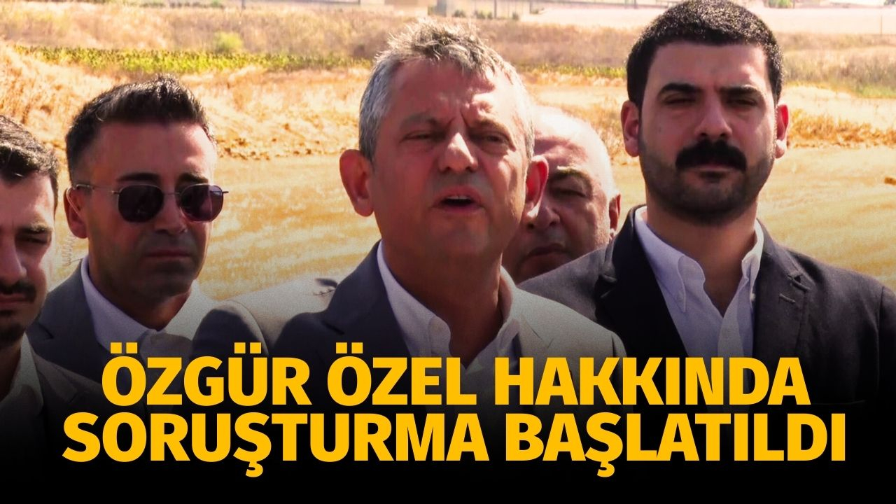 Özgür Özel'e bir soruşturma daha