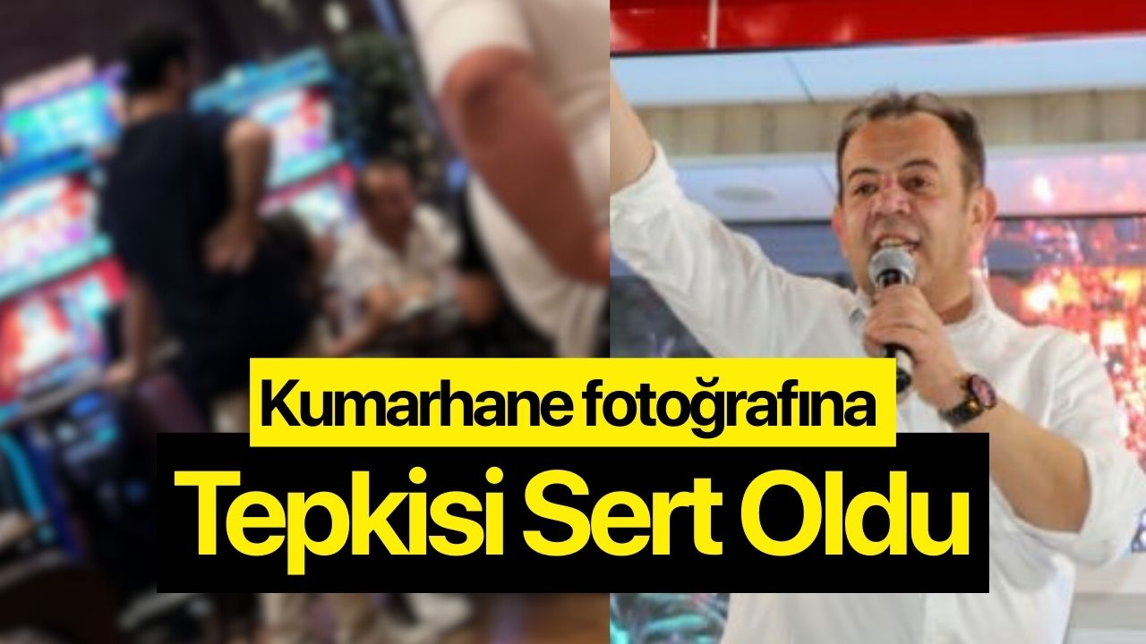 Tanju Özcan'ın kumarhane fotoğrafına tepkisi sert oldu