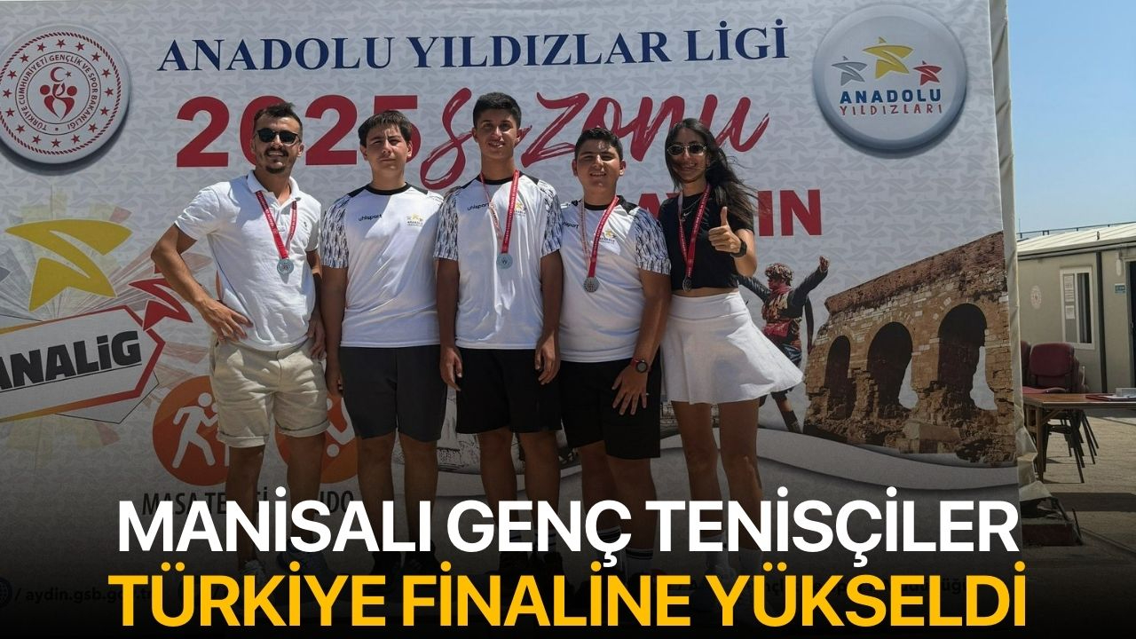 Manisalı Genç Tenisçiler Türkiye Finaline Yükseldi