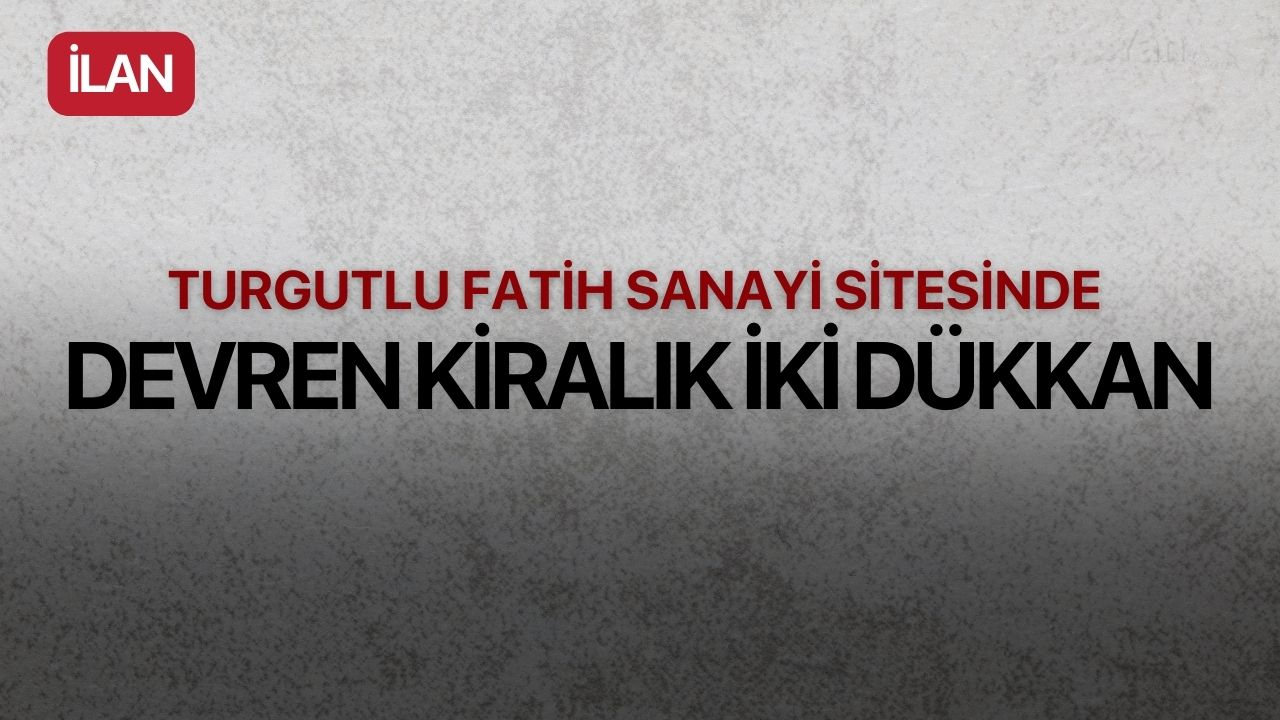 Kiralık dükkan ilanı