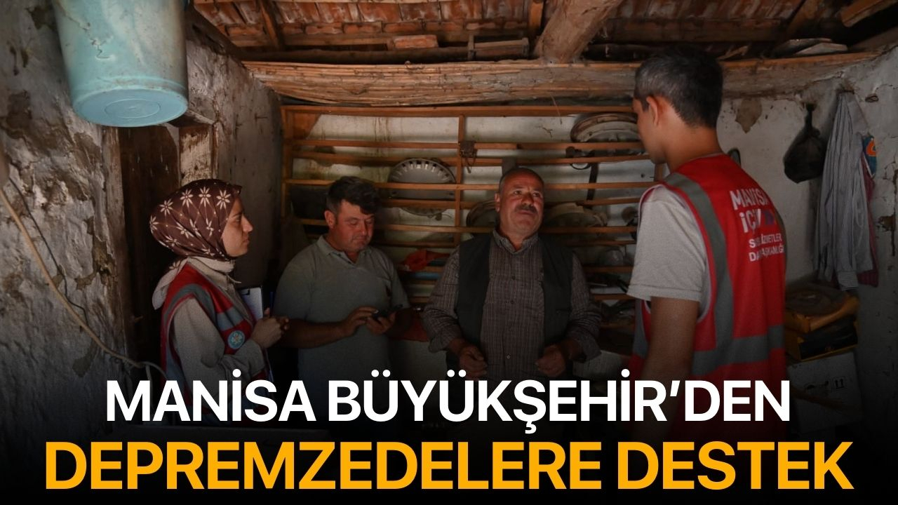 Manisa Büyükşehir’den Depremzedelere Destek