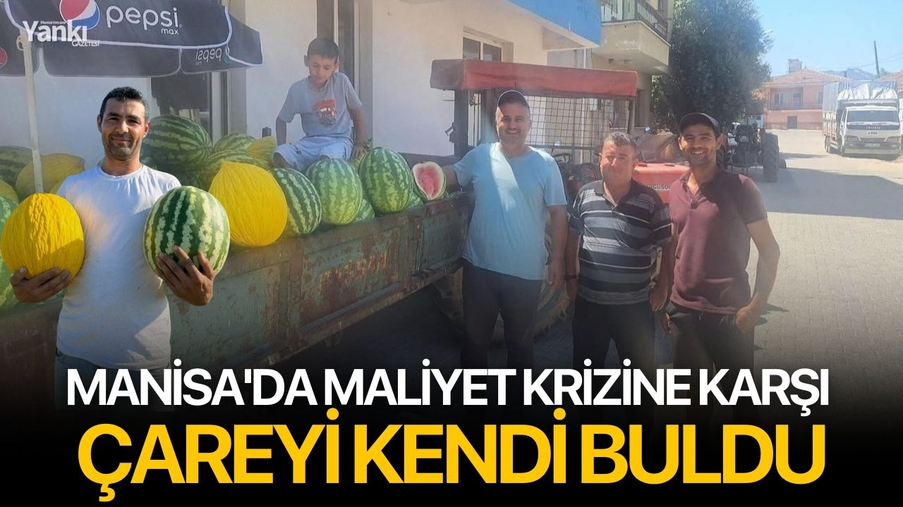 Manisa'da maliyet krizine karşı çareyi kendi buldu