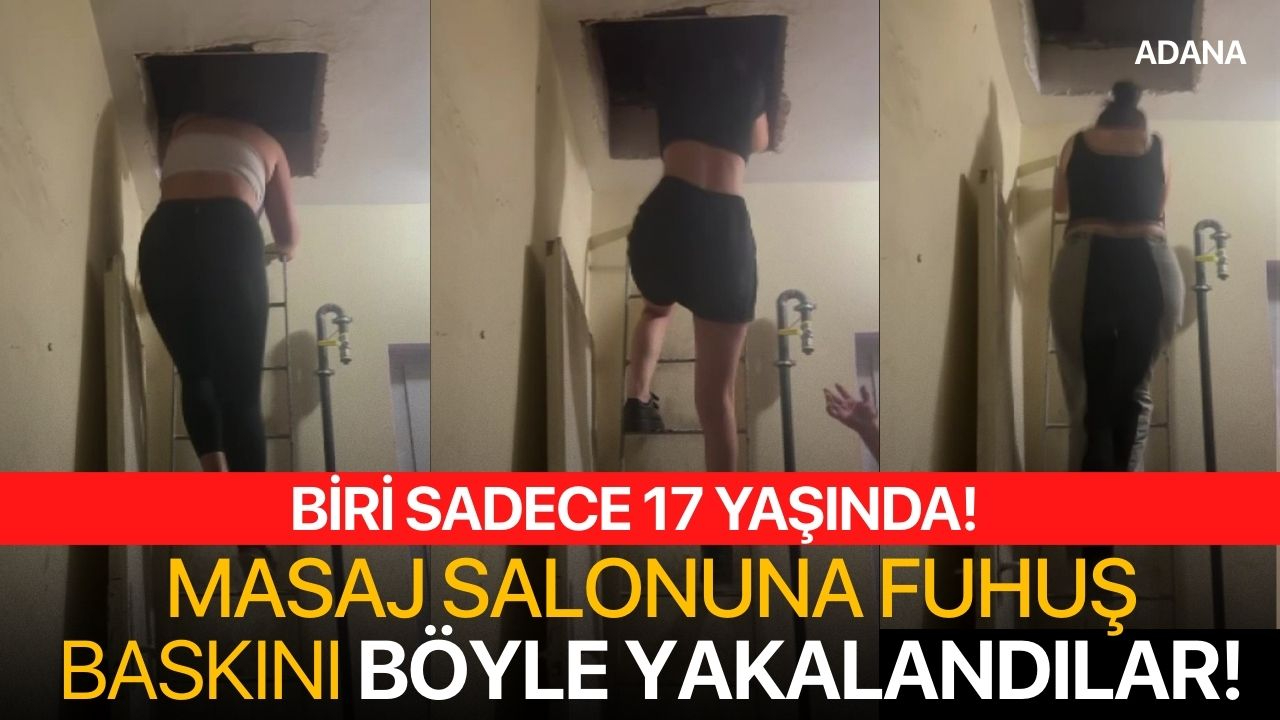 Masaj salonuna fuhuş baskını! Böyle yakalandılar