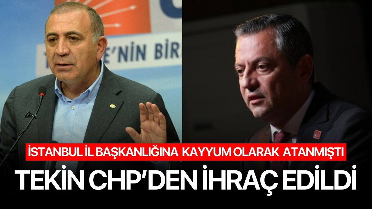 CHP Genel Başkanı Özel: "Gürsel Tekin'i partiden ihraç ettik"