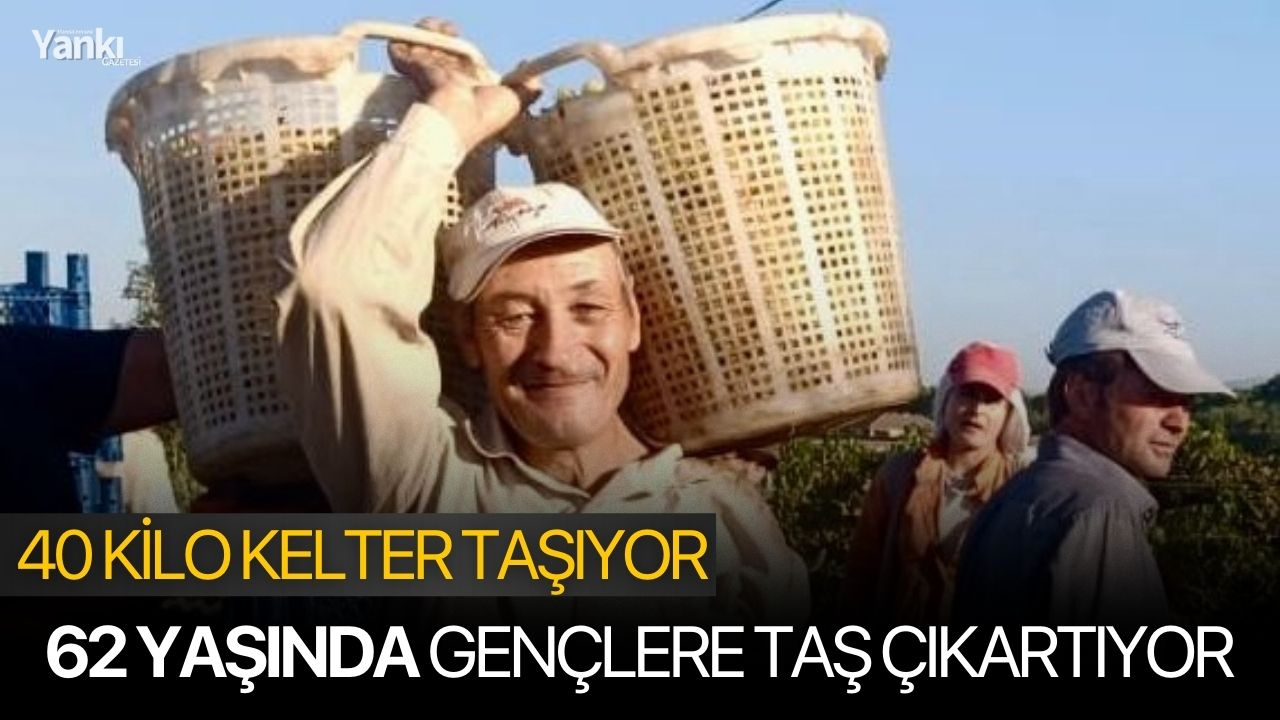 62 yaşında gençlere taş çıkartıyor
