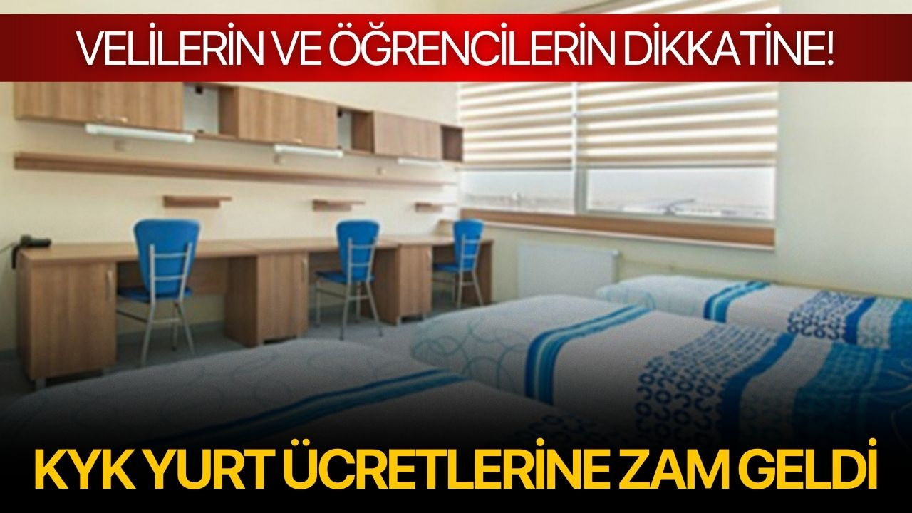 KYK Yurt Ücretlerine Zam Geldi