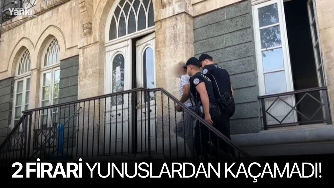 2 firari yunuslardan kaçamadı!
